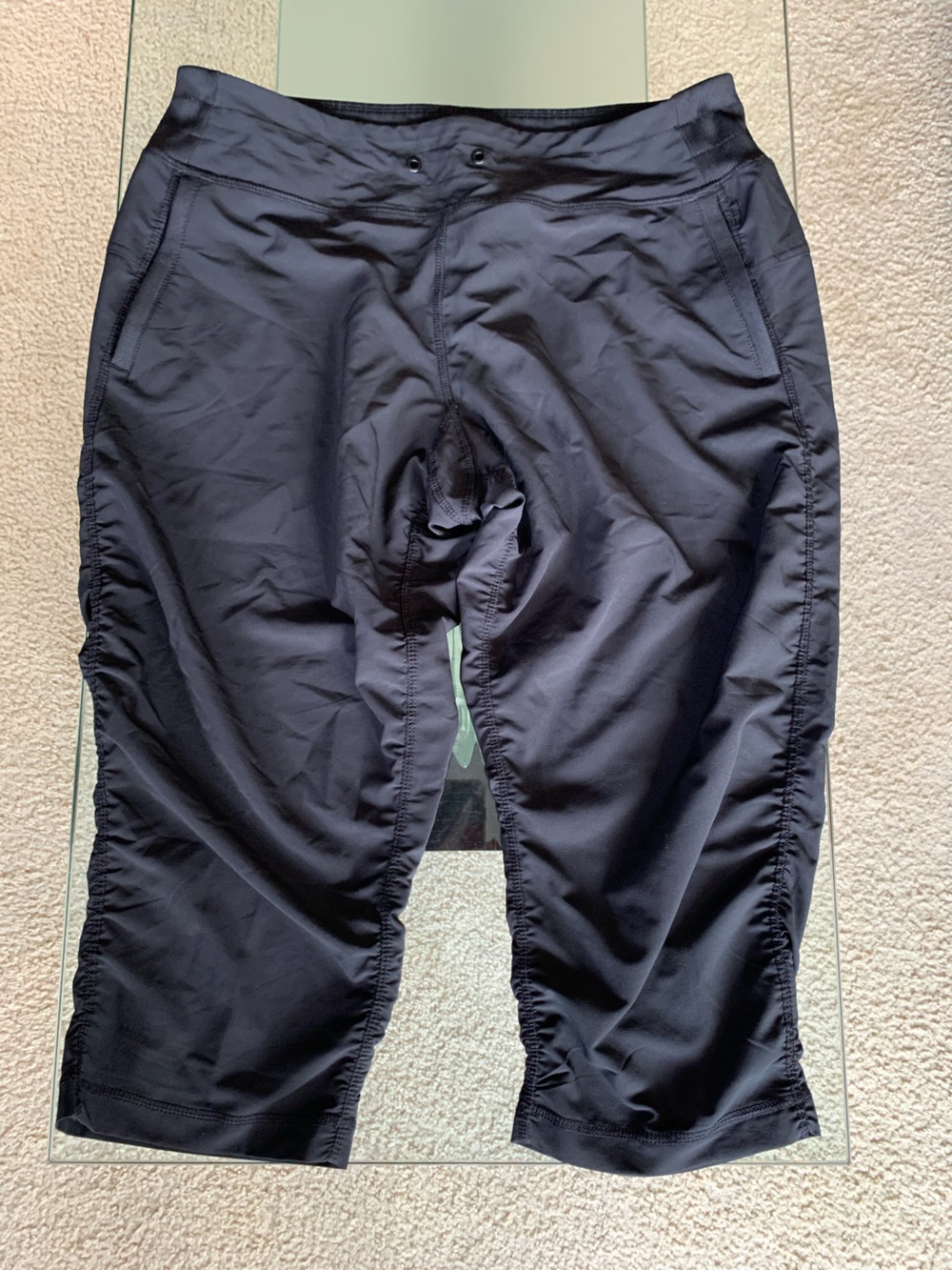 💜 Black Cropped Athletic Pant